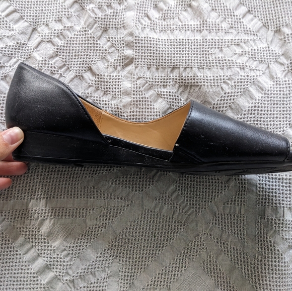 Naturalizer Lucie Black Leather D'orsay Flat - Picture 5 of 7